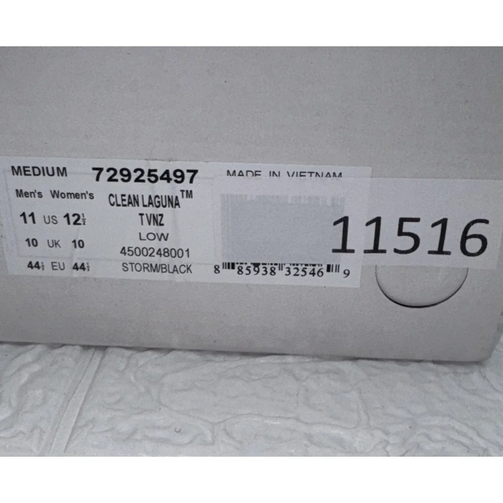 Dead Stock 2012 Men Sz 11 Women  Sz 12.5 K-SWISS Clean Laguna T VNZ  Storm/Black